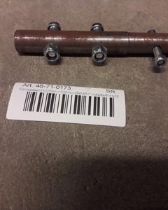 Shaft for tube auger 102mm>102mm - dia 85/27 cpl M&M